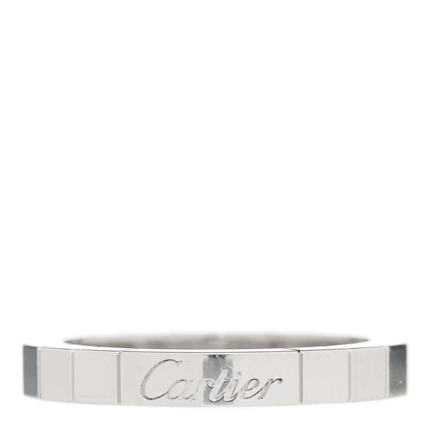 18K White Gold Lanieres Ring 53 6.5