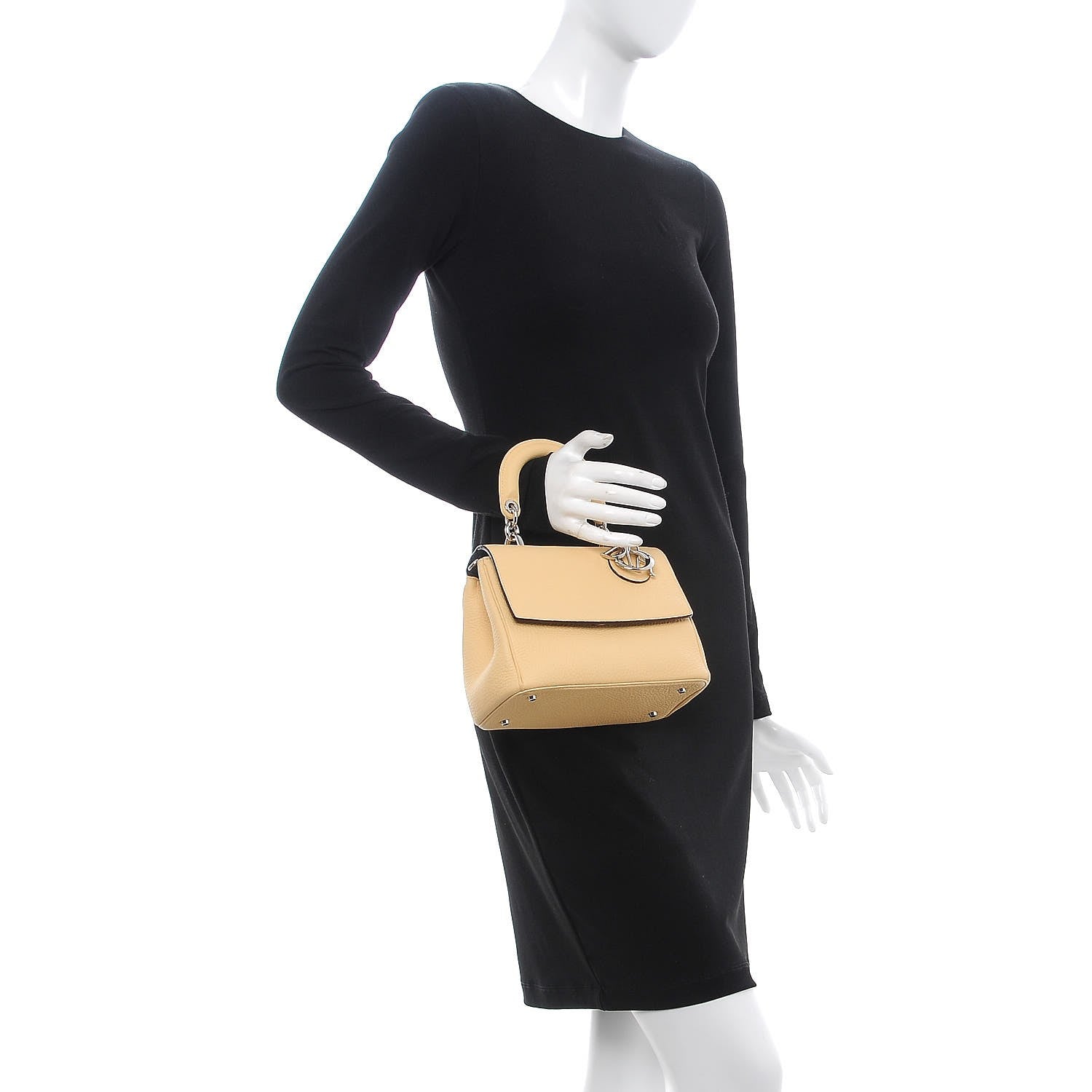 Christian Dior Bullcalf Mini Be Dior Flap Yellow 2 of 11