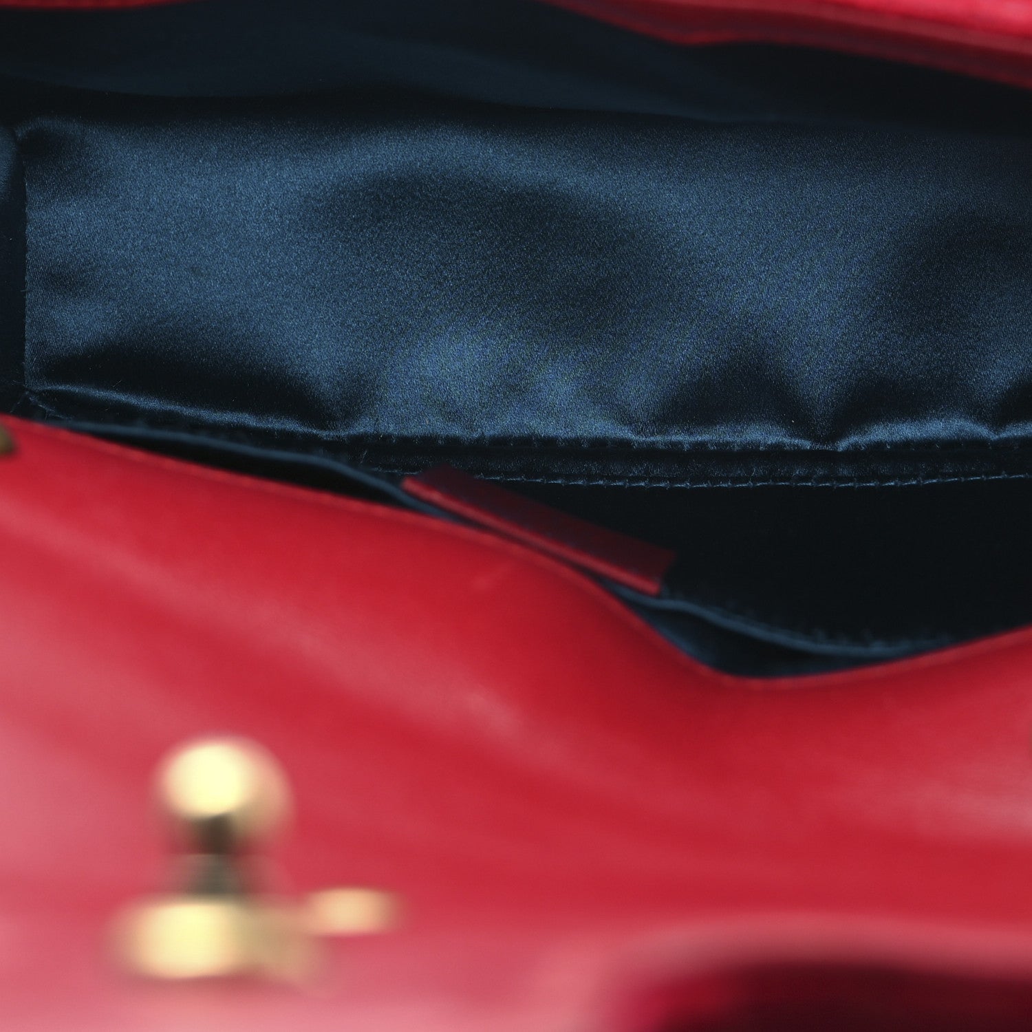 Gucci Velvet Matelasse Mini GG Marmont Shoulder Bag Hibiscus Red 3 of 8