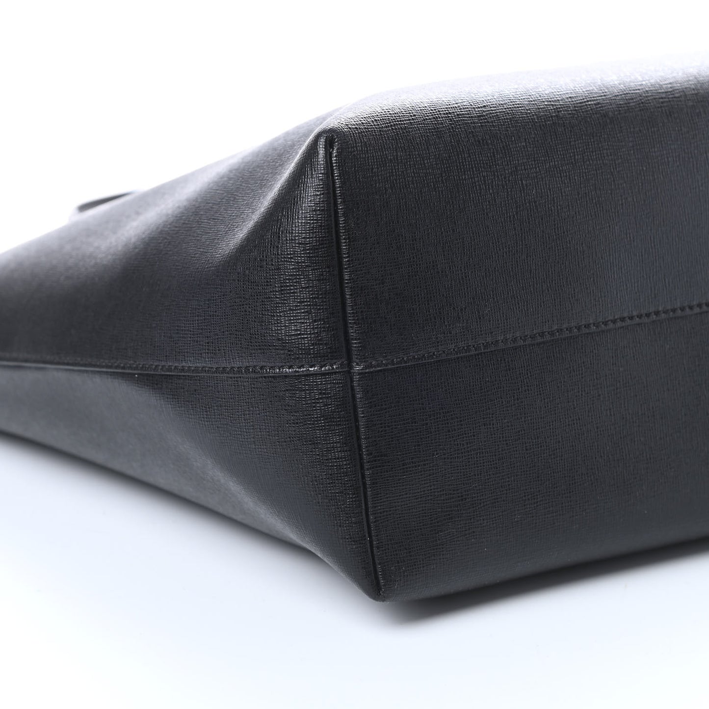 Vitello Elite Flowerland Medium Roll Tote Black