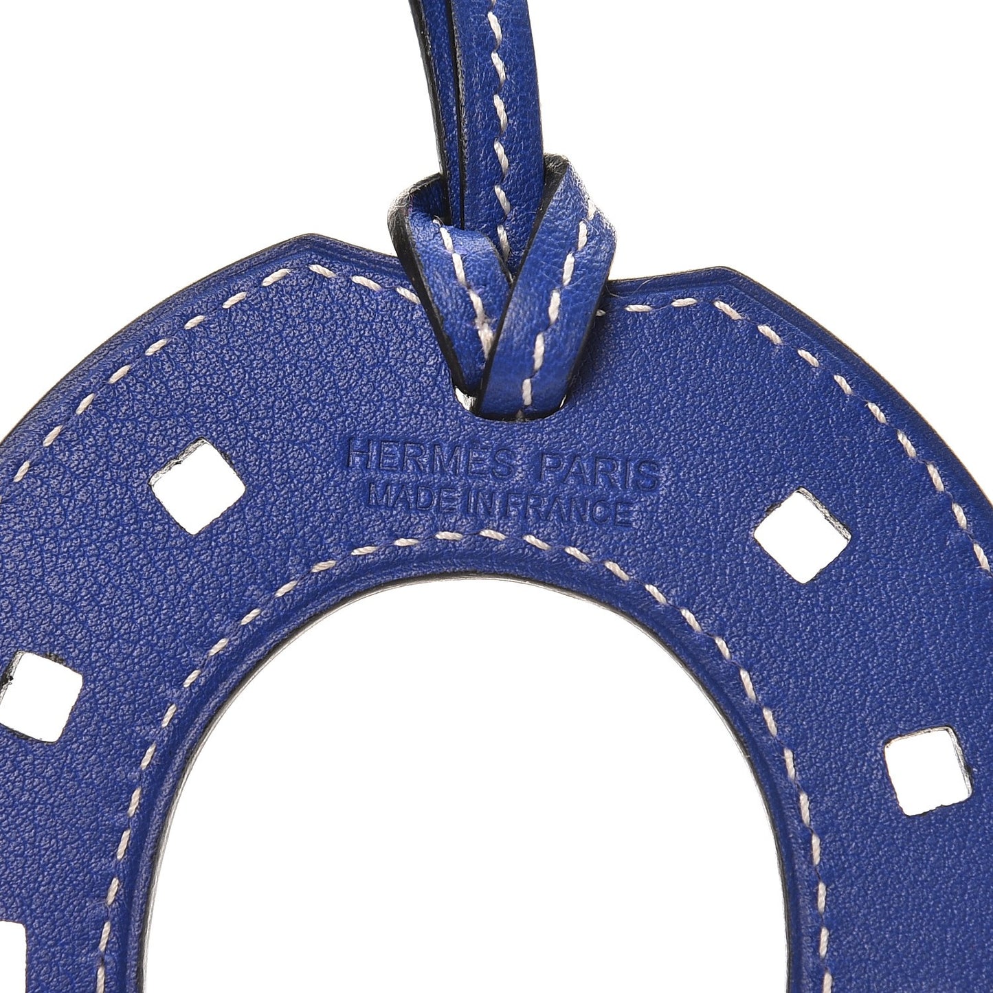 Swift Paddock Horseshoe Bag Charm Bleu Electrique