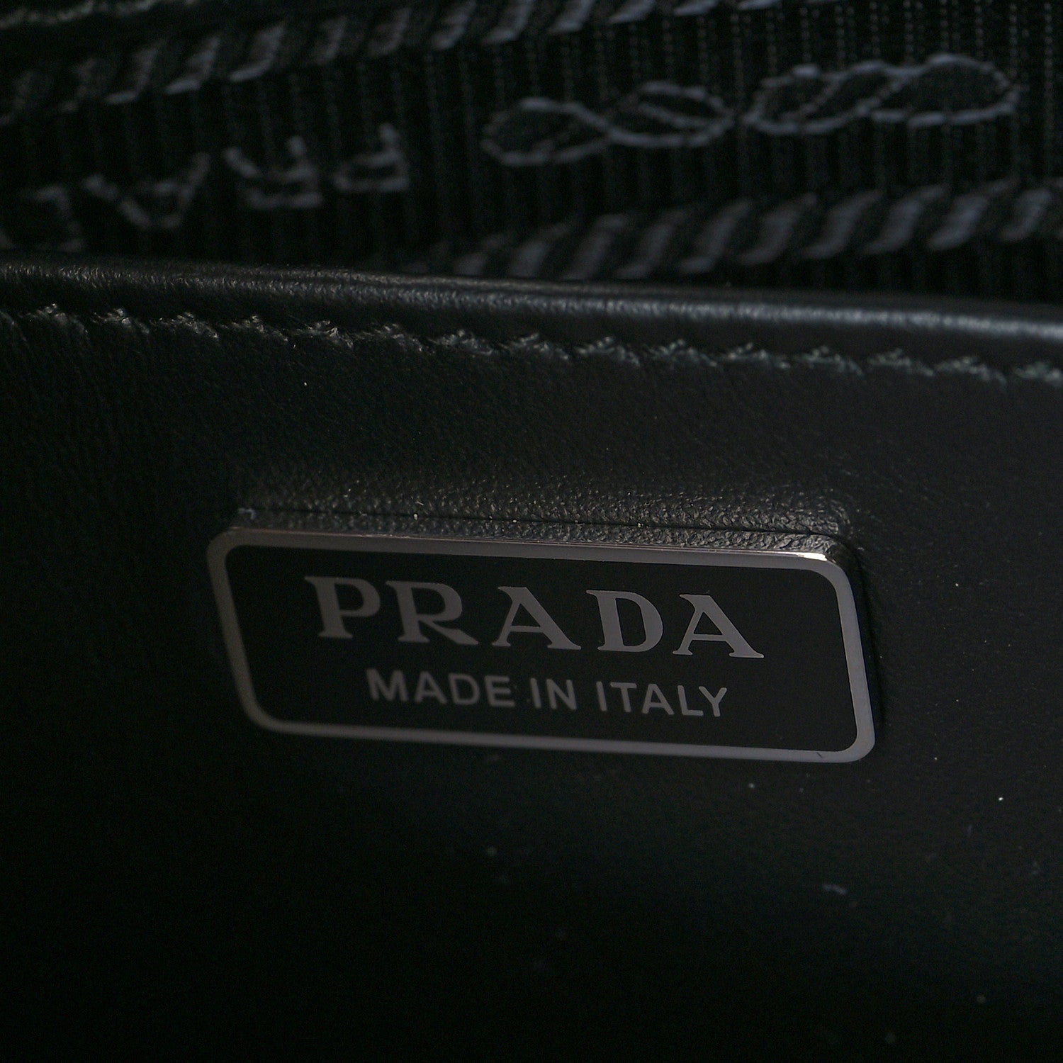 Prada Spazzolato Cleo Shoulder Bag Black 5 of 8