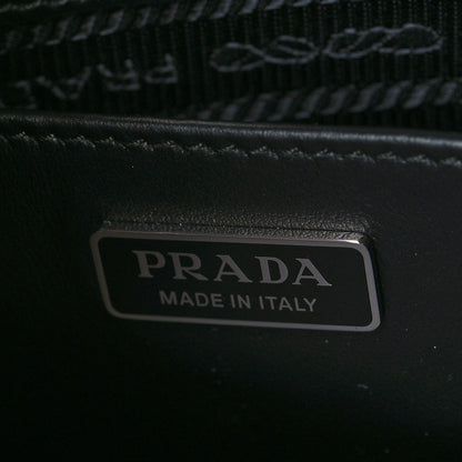 Prada Spazzolato Cleo Shoulder Bag Black 5 of 8