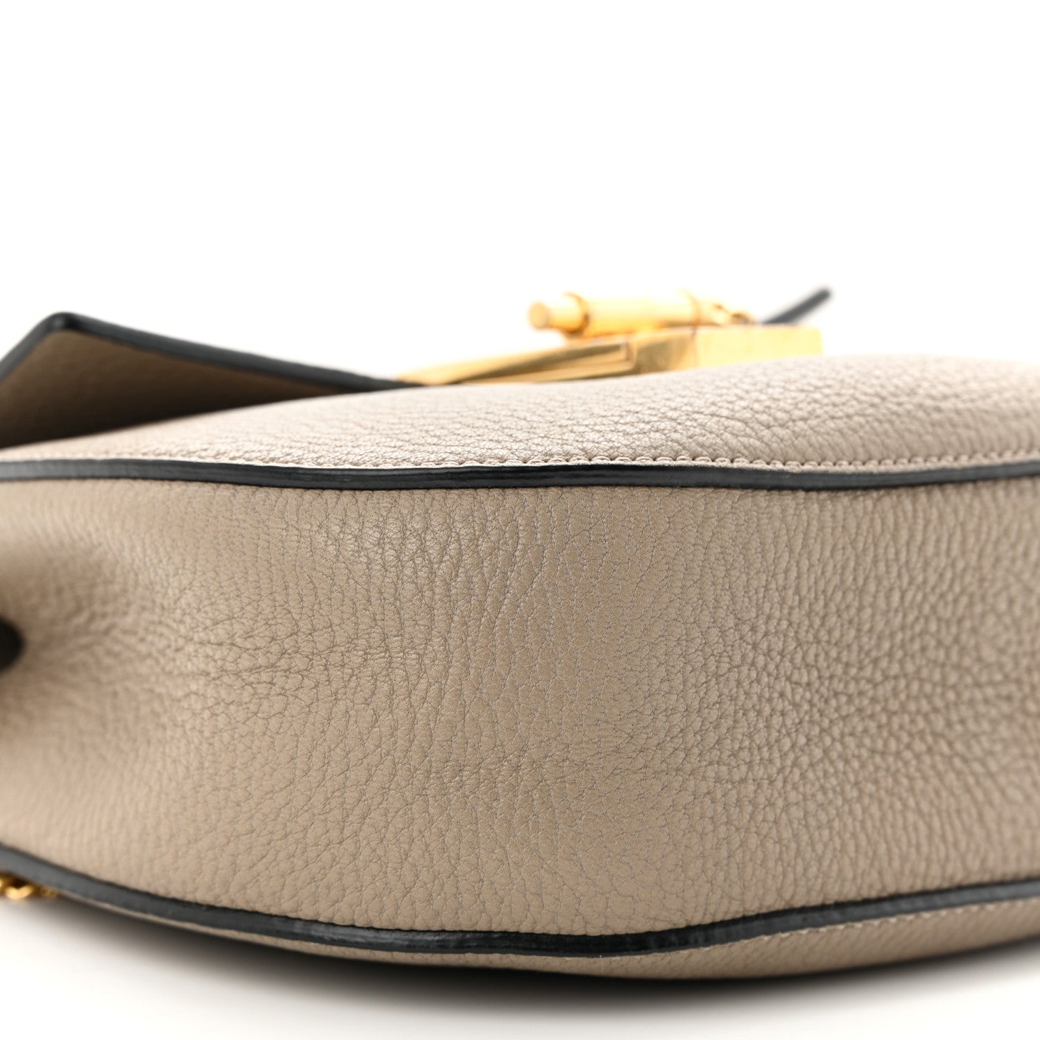 Chloe Grained Lambskin Drew Shoulder Bag Motty Grey 8 of 13