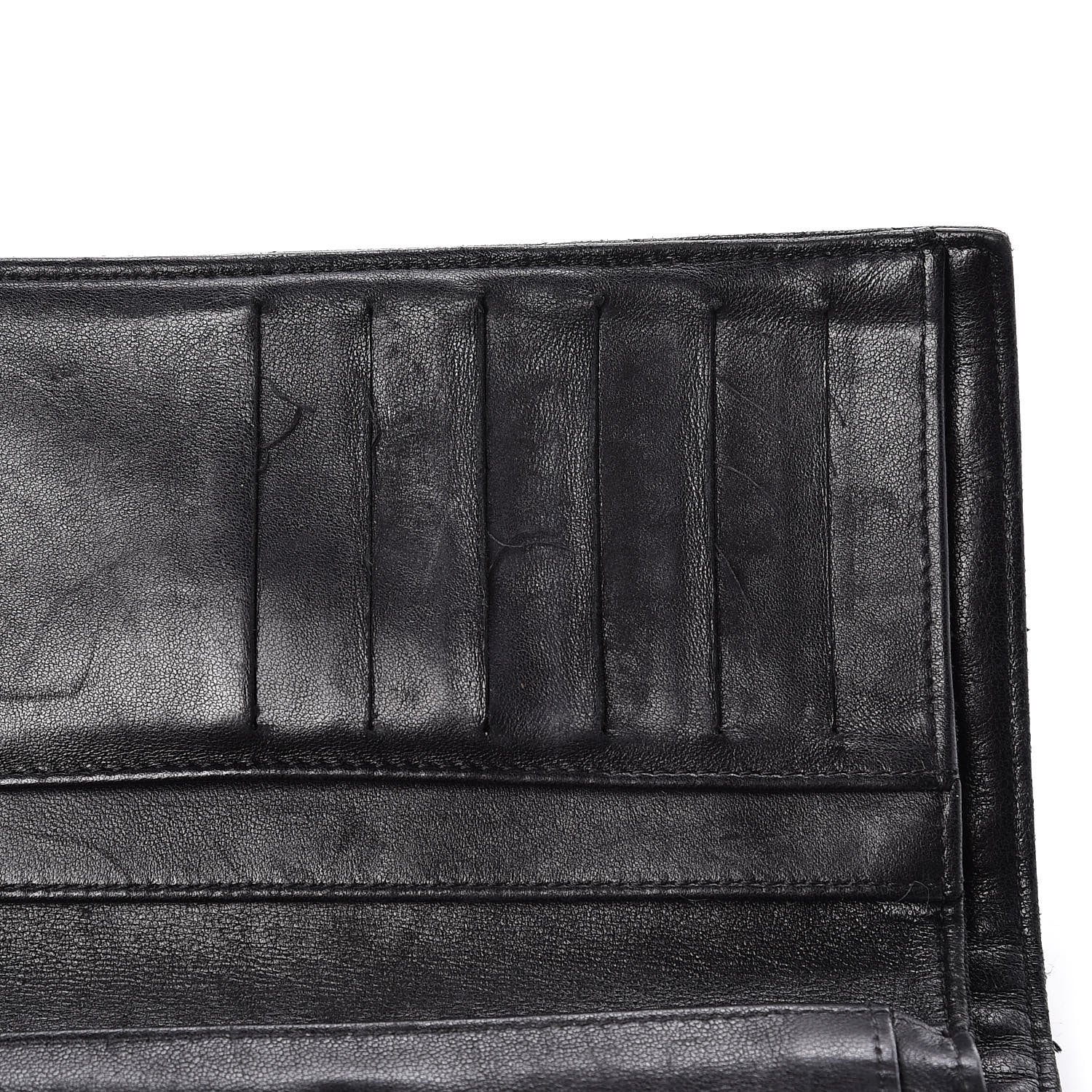 Chanel Lambskin Quilted Large Flap Wallet Black 8 of 20