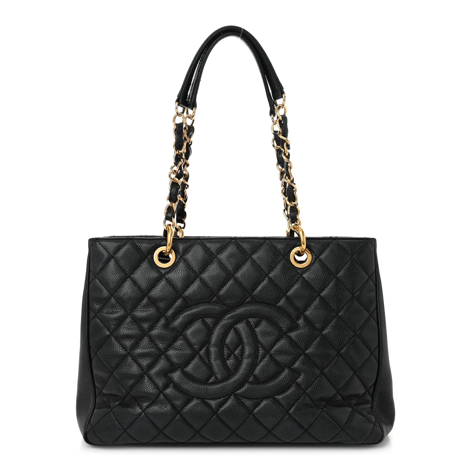 Chanel Caviar Quilted Grand Shopping Tote GST Black 1 of 10