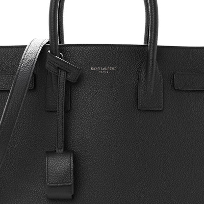 Saint Laurent Grained Calfskin Baby Sac De Jour Black 7 of 9