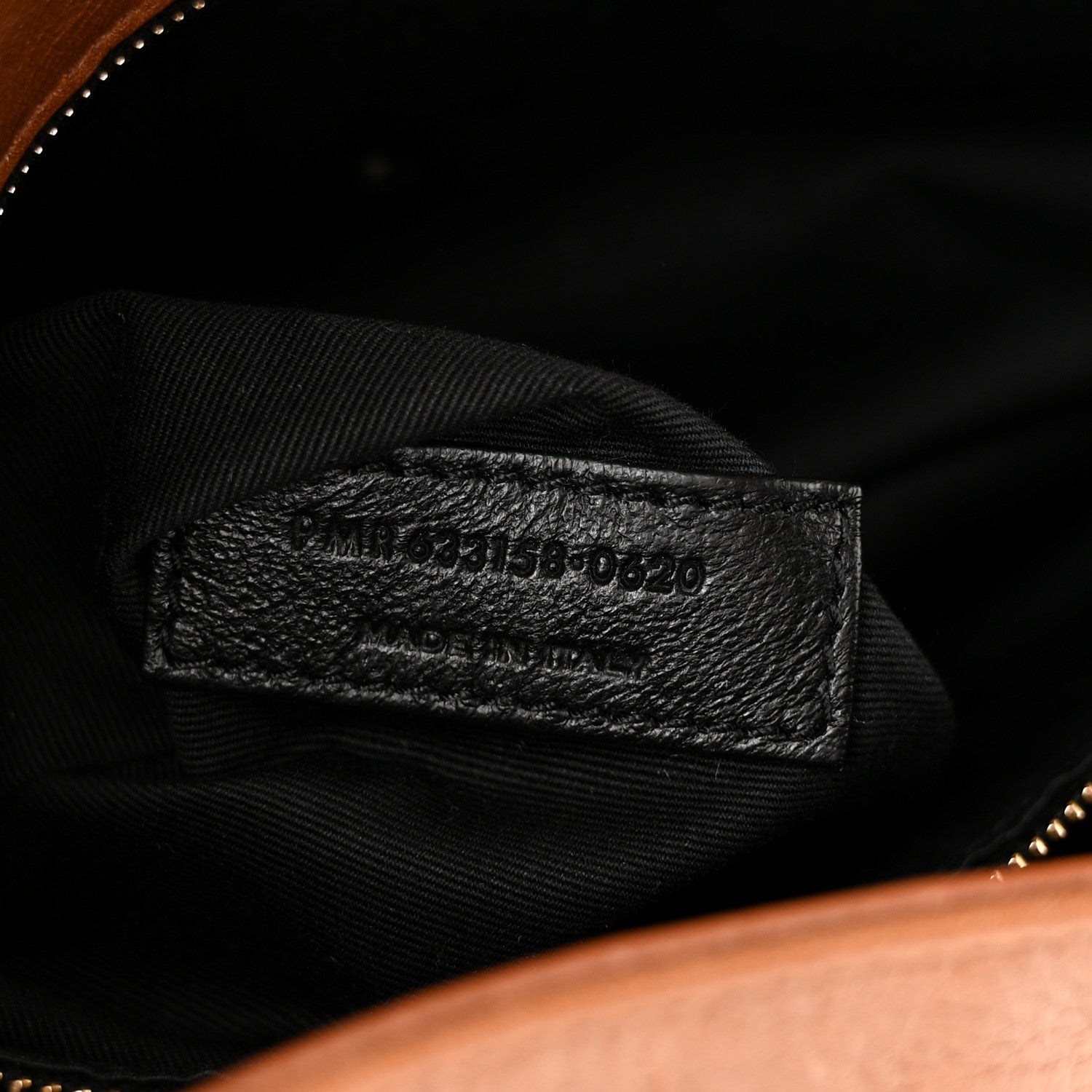 Saint Laurent Crinkled Calfskin Matelasse Monogram Medium Niki Chain Satchel Caramel 6 of 10