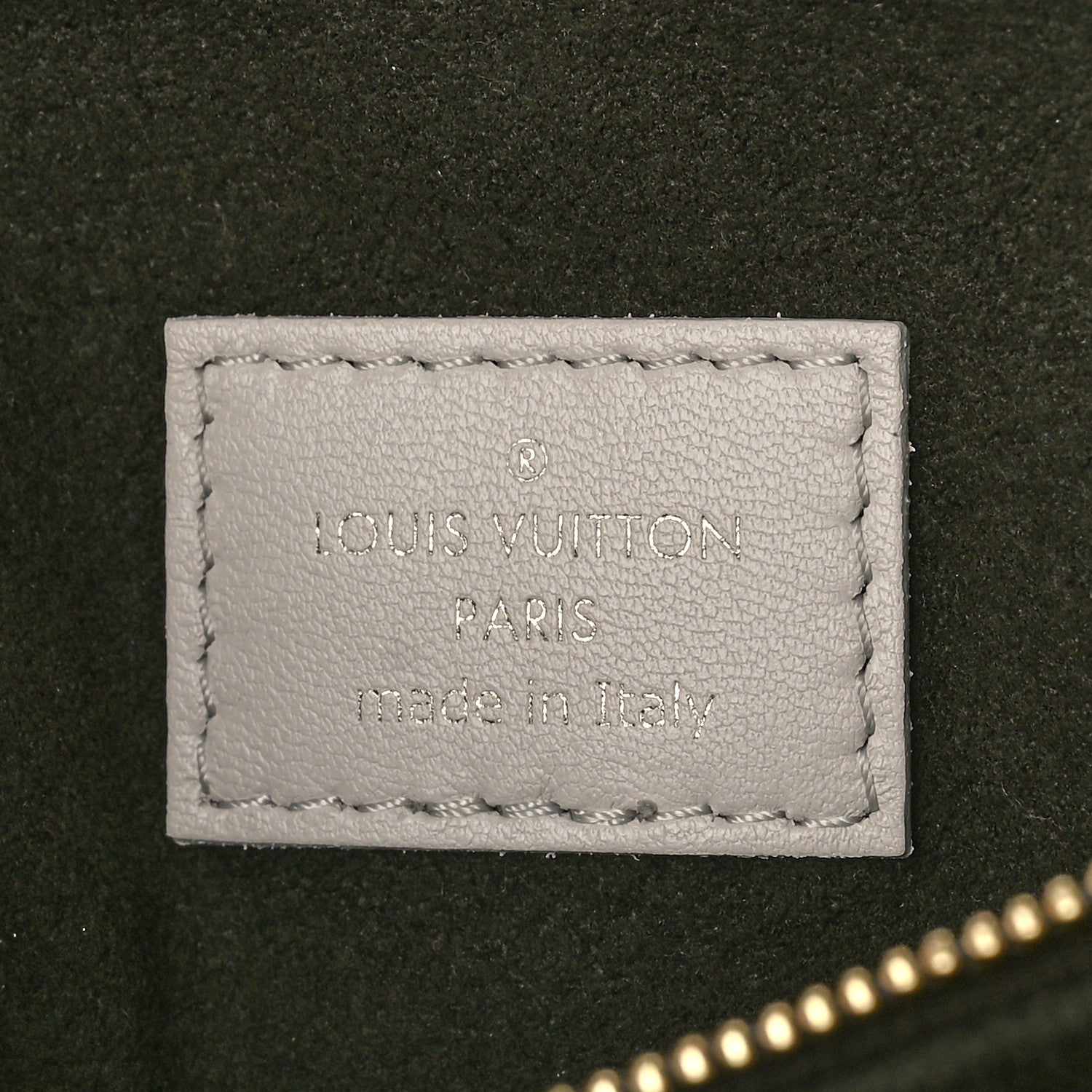 Louis Vuitton Lambskin Embossed Monogram Coussin PM Beige Cream 6 of 8