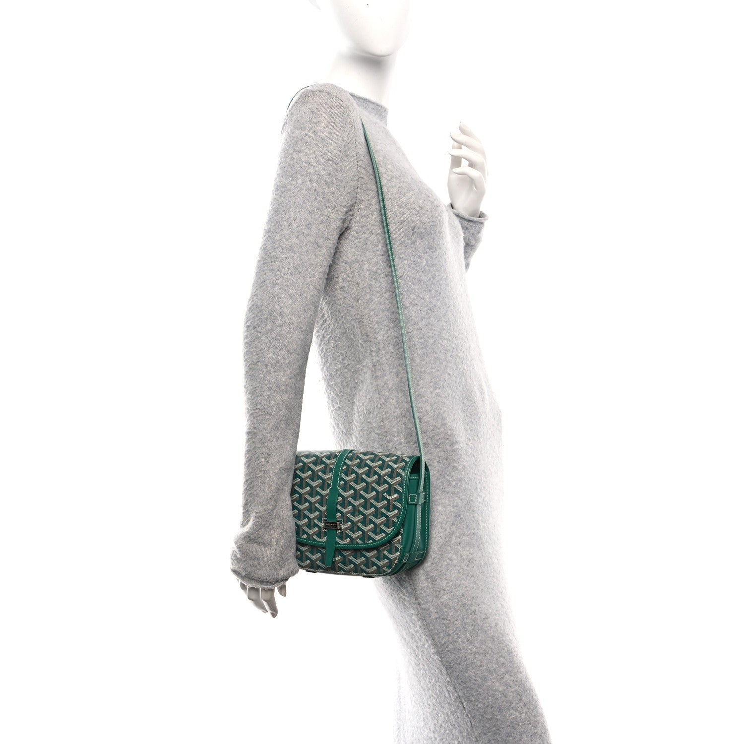 Goyard Goyardine Belvedere II PM Messenger Bag Green 2 of 11