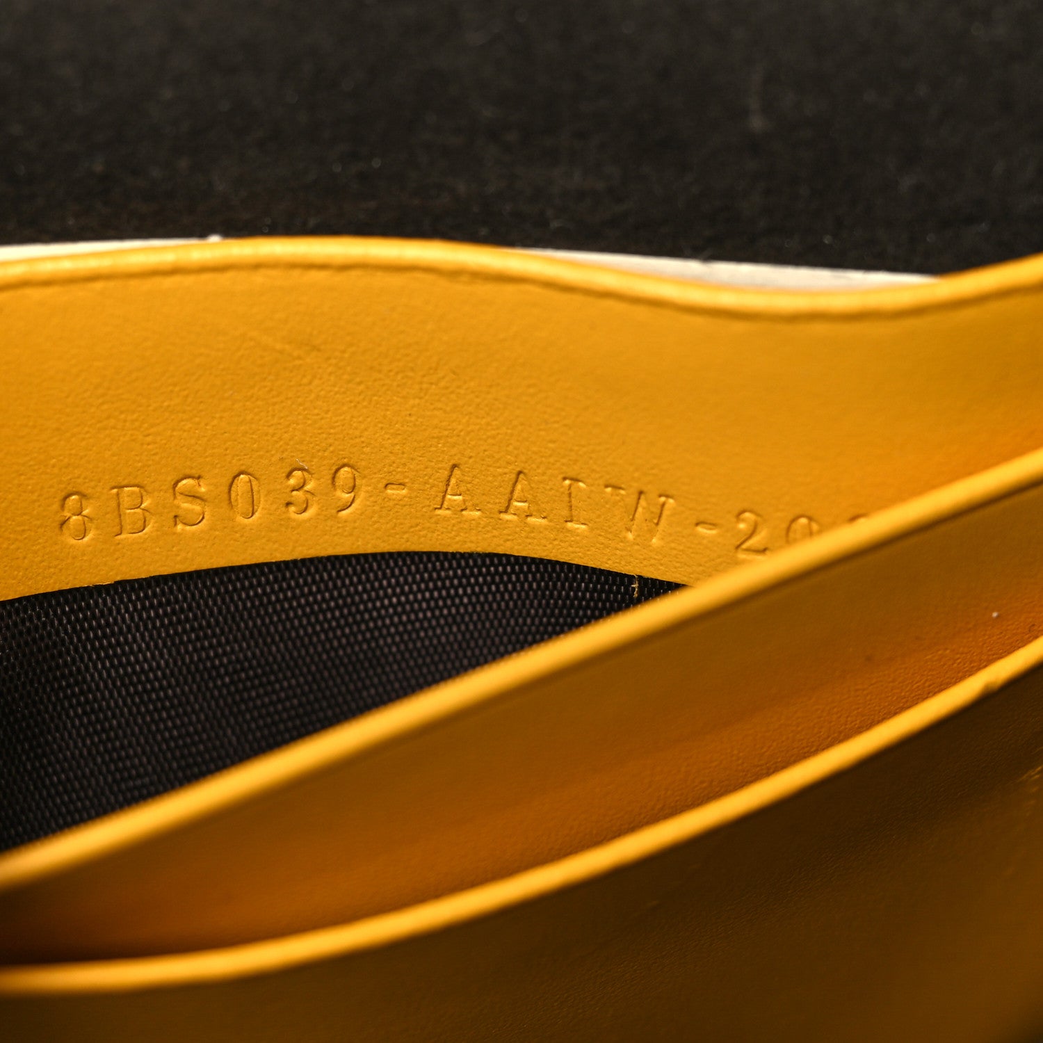 Fendi Vitello King Mini Flat Baguette Mimosa 7 of 9