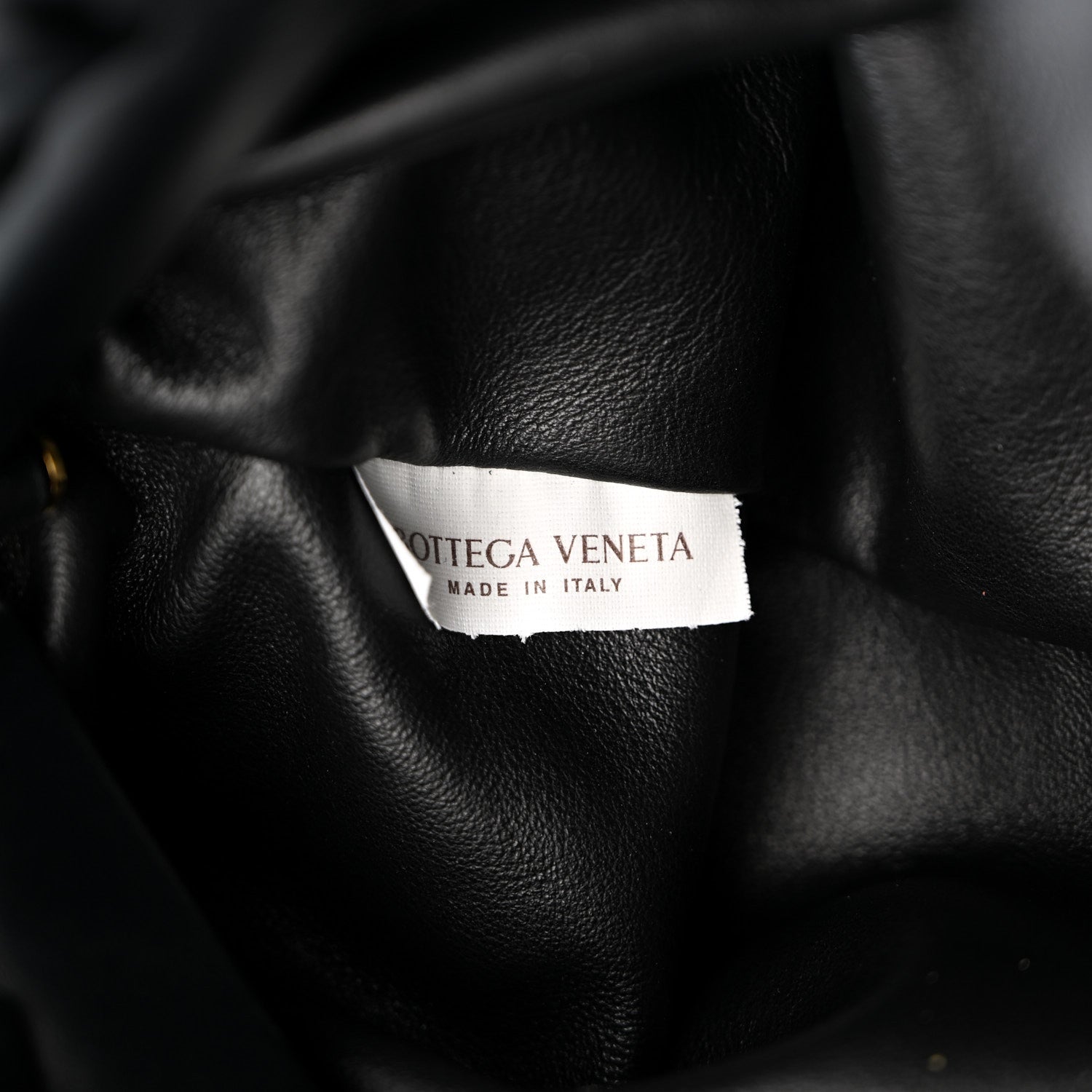 Bottega Veneta Calfskin The Pouch Chain Black 7 of 11