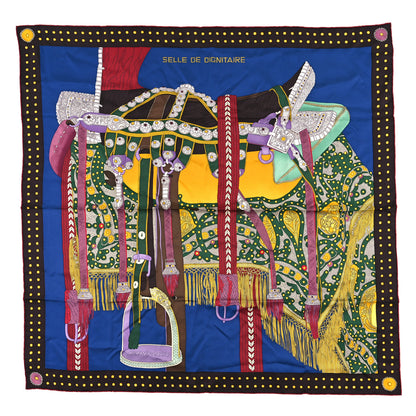 Hermes Silk Selle De Dignitaire Scarf 90 1 of 4