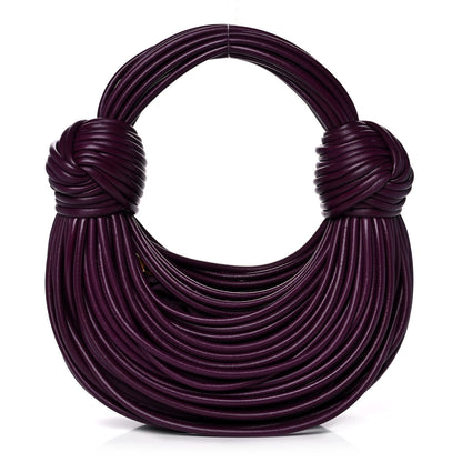 Bottega Veneta Nappa Mini Tubular Double Knot Grape 1 of 10
