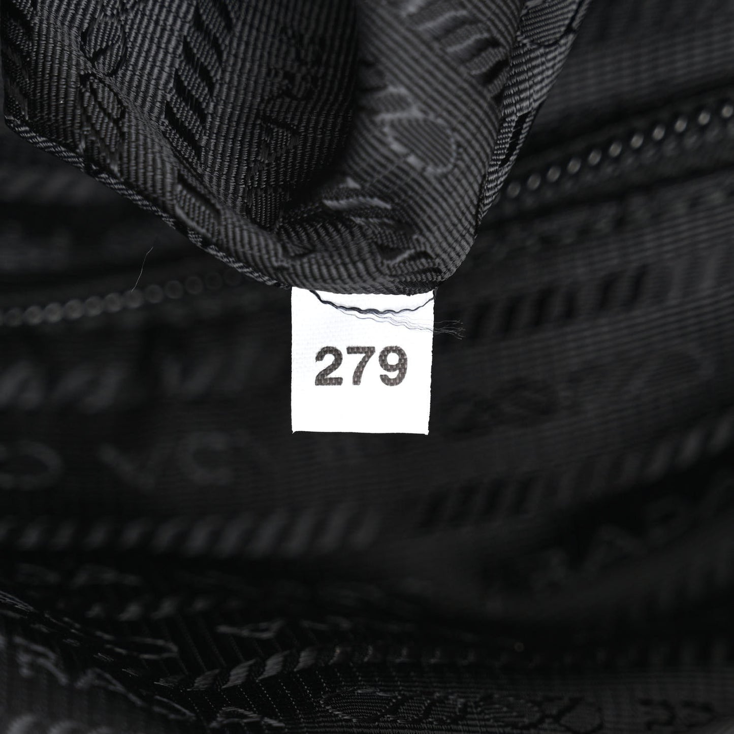 Re-Nylon Vitello Metal Triangle Logo Sling Backpack Black