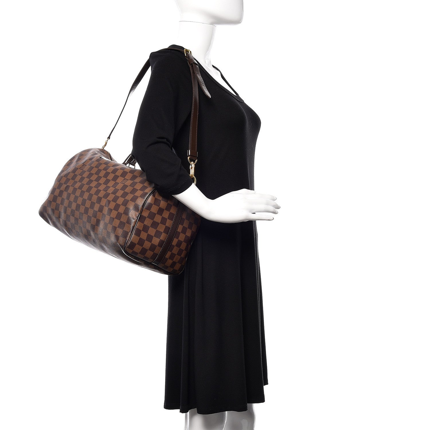 Louis Vuitton Damier Ebene Speedy Bandouliere 35 2 of 18