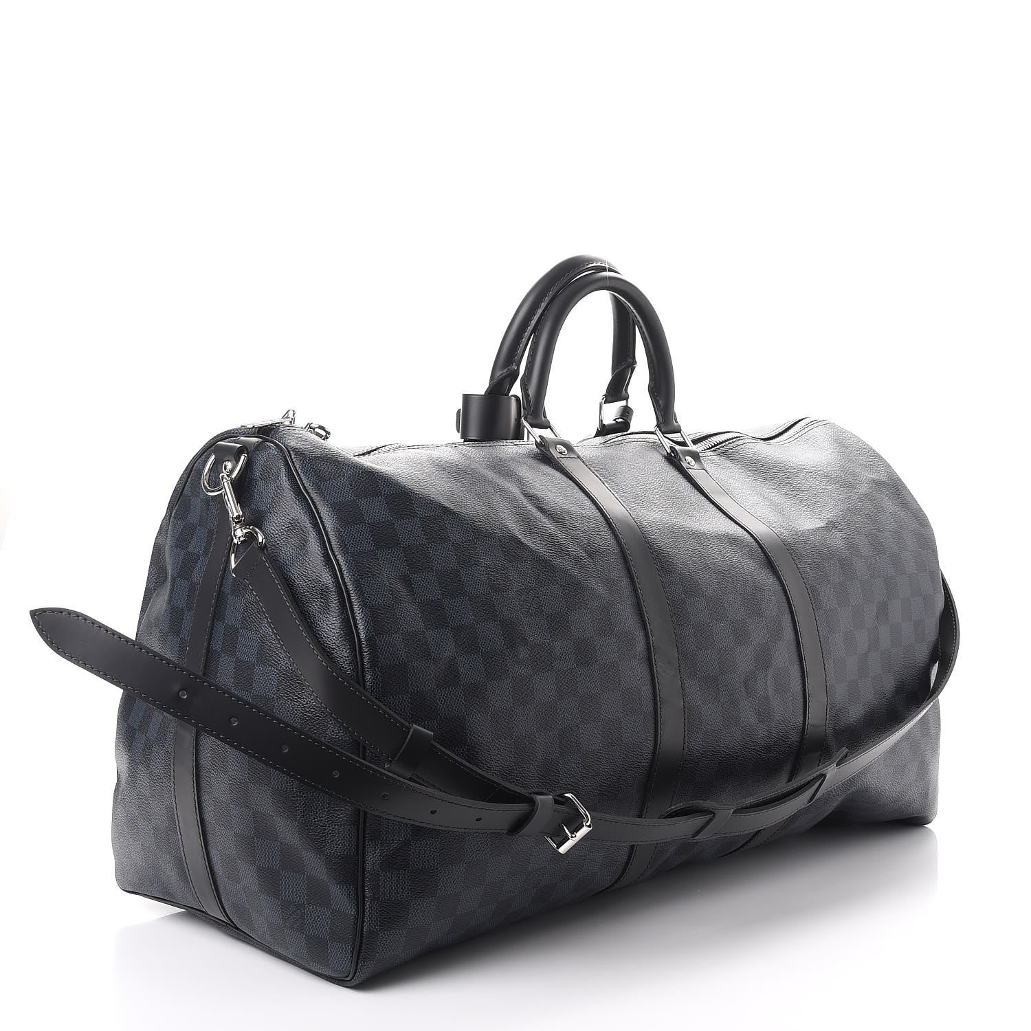 Louis Vuitton Damier Cobalt Keepall Bandouliere 55 3 of 10