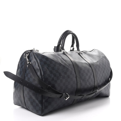 Louis Vuitton Damier Cobalt Keepall Bandouliere 55 3 of 10