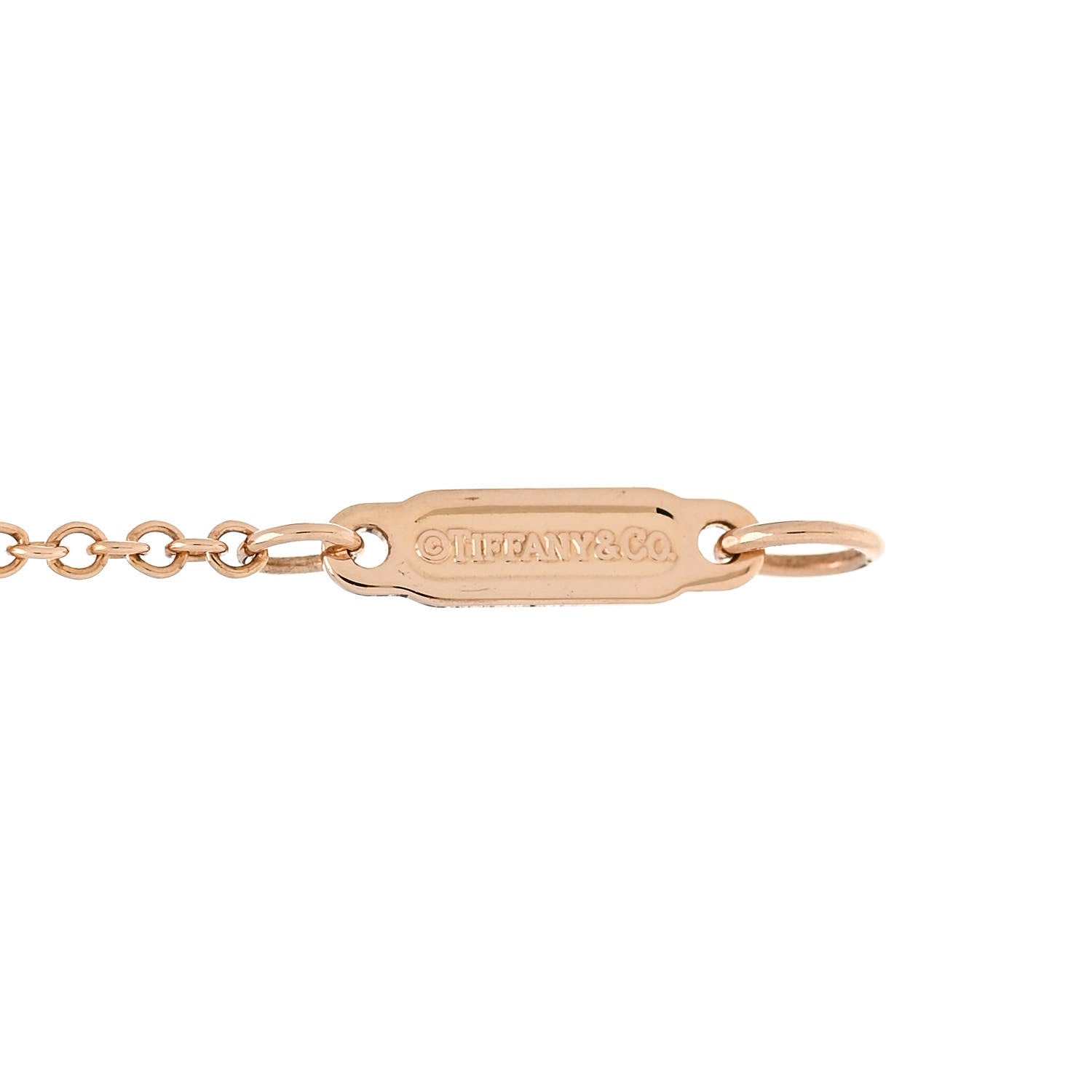 Tiffany 18K Rose Gold Diamond Bow Bracelet 3 of 5
