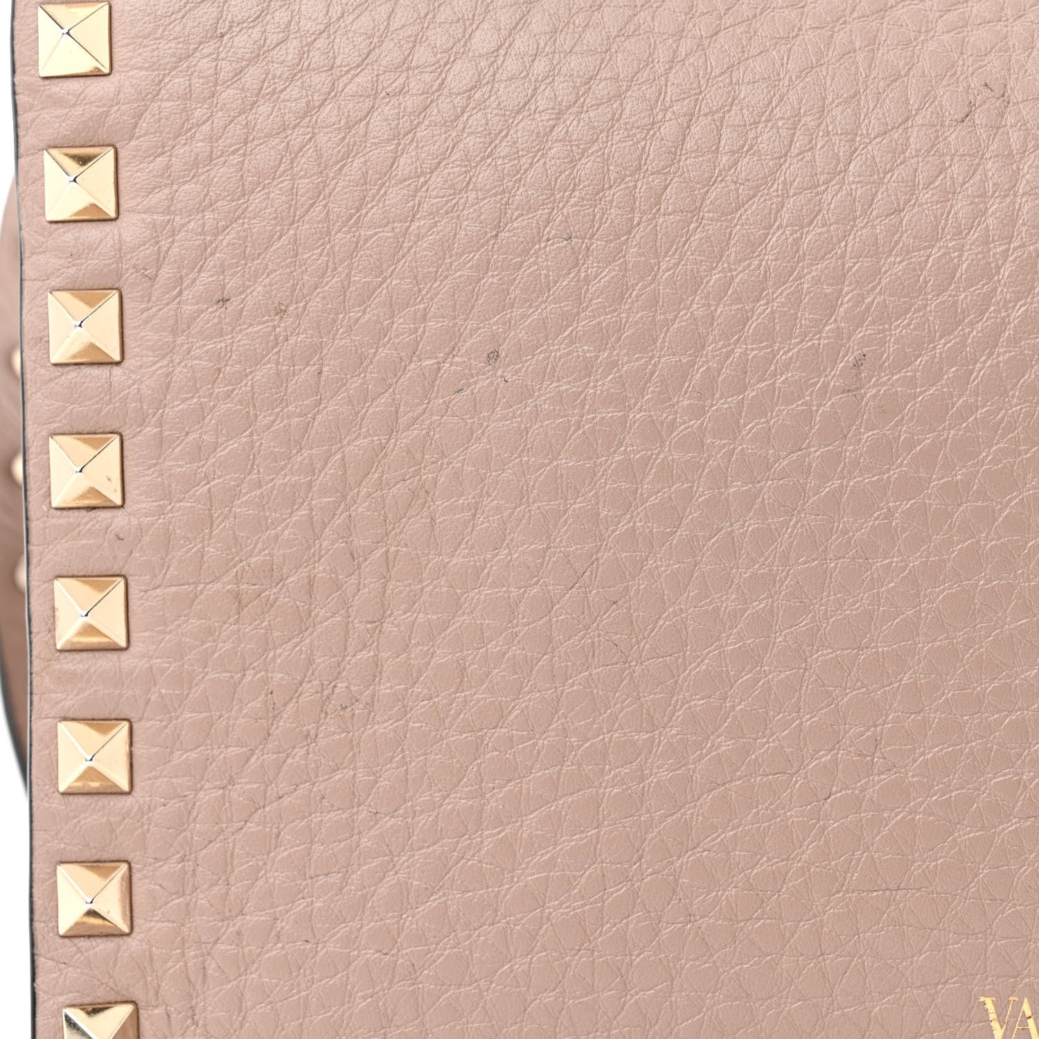 Valentino Garavani Pebbled Calfskin Medium Rockstud Flip Lock Crossbody Bag Poudre 13 of 16
