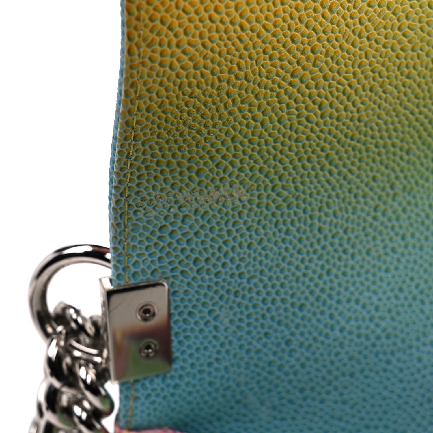 Chanel Caviar Quilted Small Cuba Rainbow Boy Flap Multicolor 10 of 12
