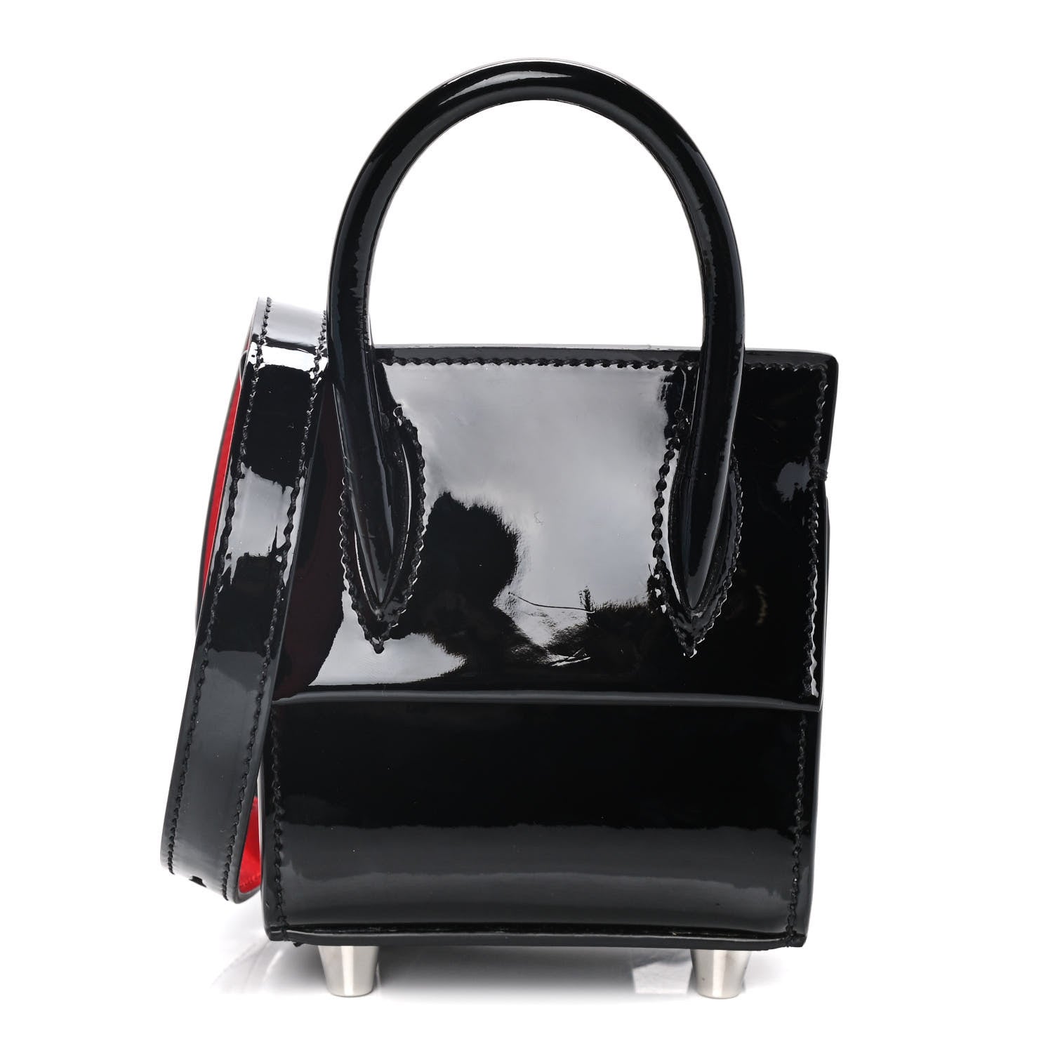 Christian Louboutin Patent Calfskin Nano Paloma Black 1 of 18