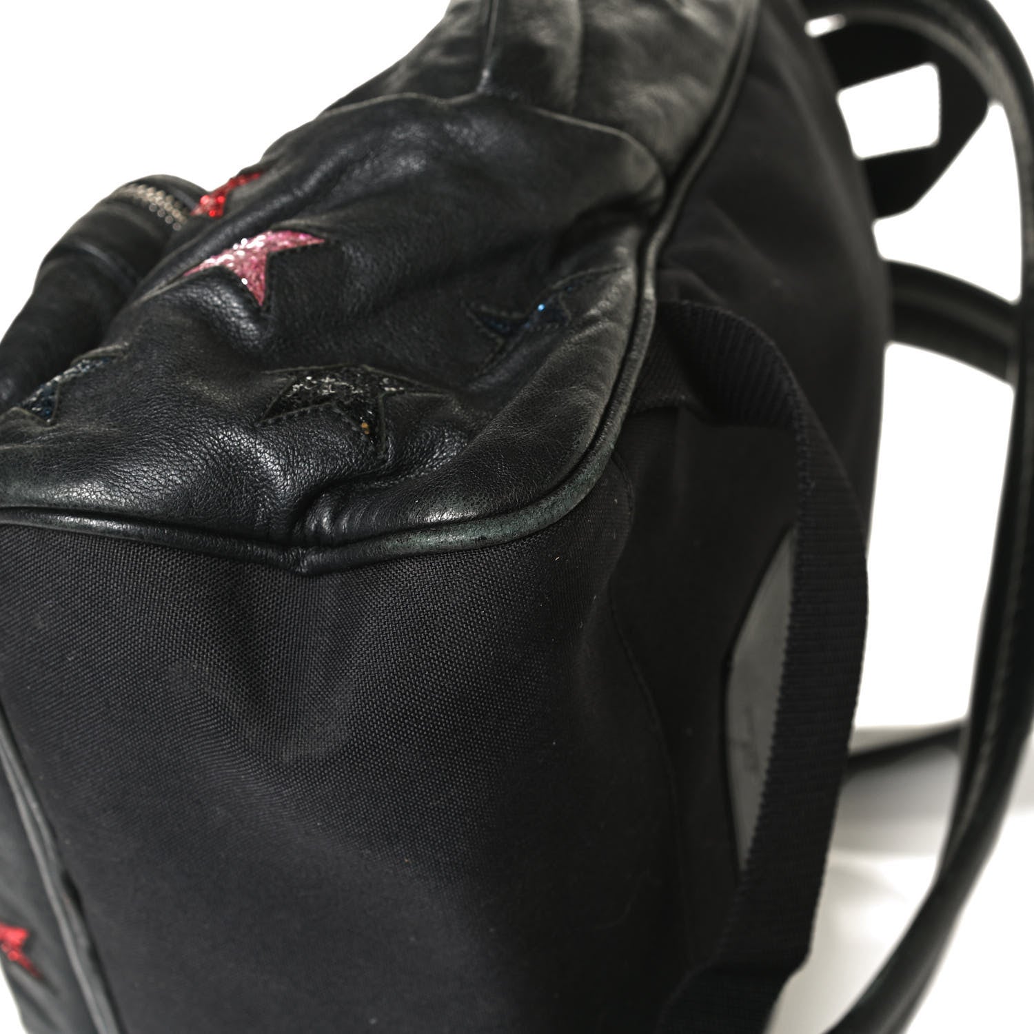 Saint Laurent Lambskin Star Applique Mini City California Backpack Black 25 of 30