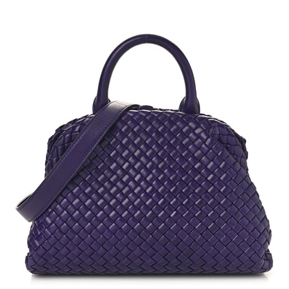 Bottega Veneta Nappa Intrecciato Small Padded The Handle Tote Purple 1 of 10