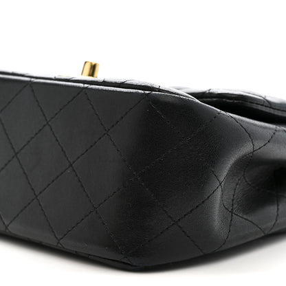 Chanel Lambskin Quilted Mini Square Flap Black 10 of 12
