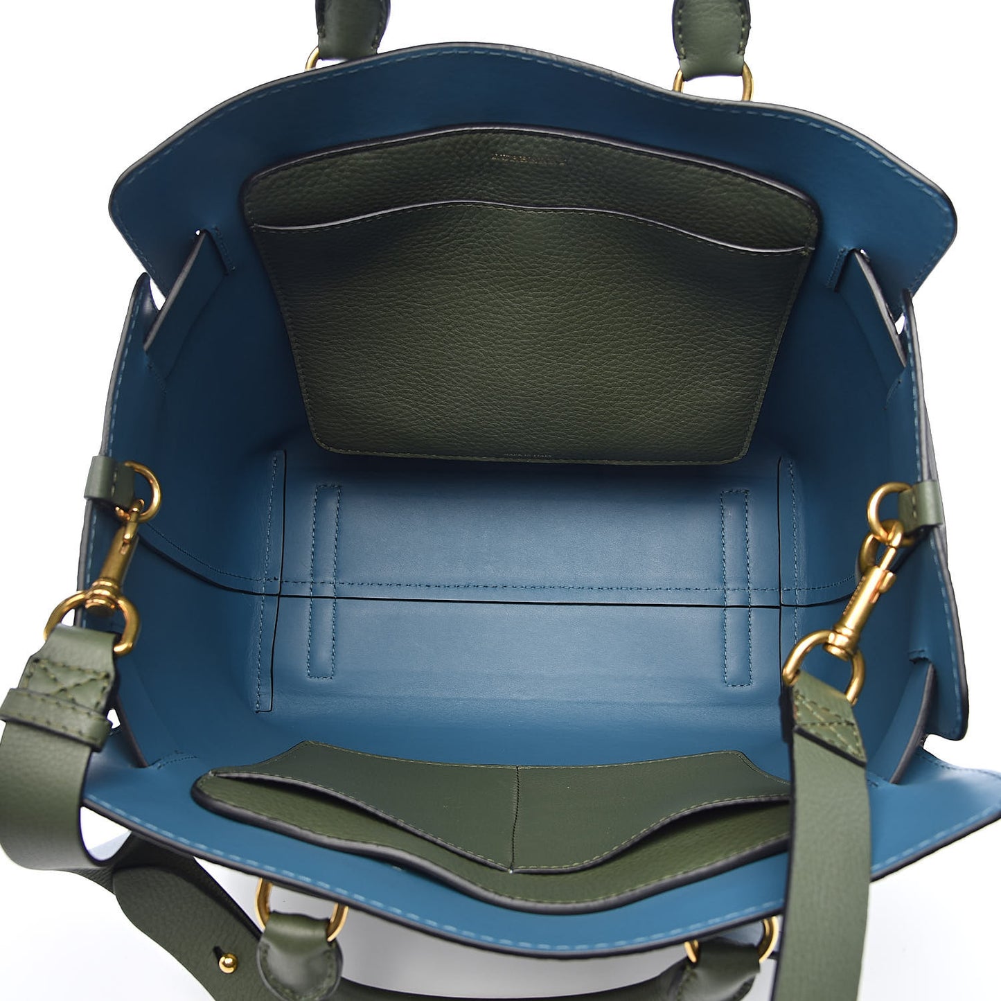 Soft Grain Calfskin Medium Belt Bag Sage Green