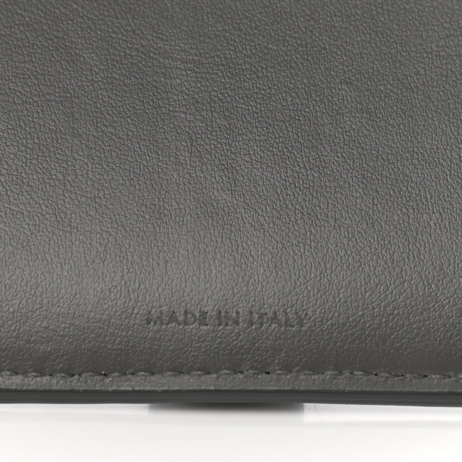 Celine Grained Calfskin Medium Multifunction Strap Wallet Pebble 5 of 8