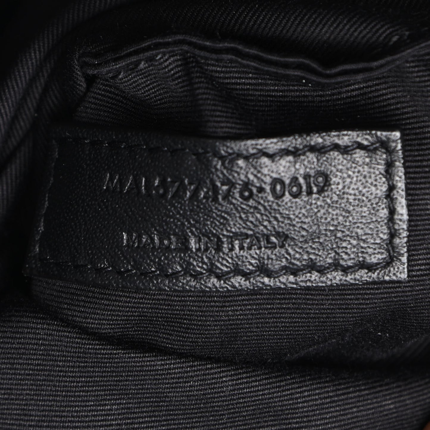 Lambskin Quilted Small Loulou Puffer Monogram Chain Satchel Black