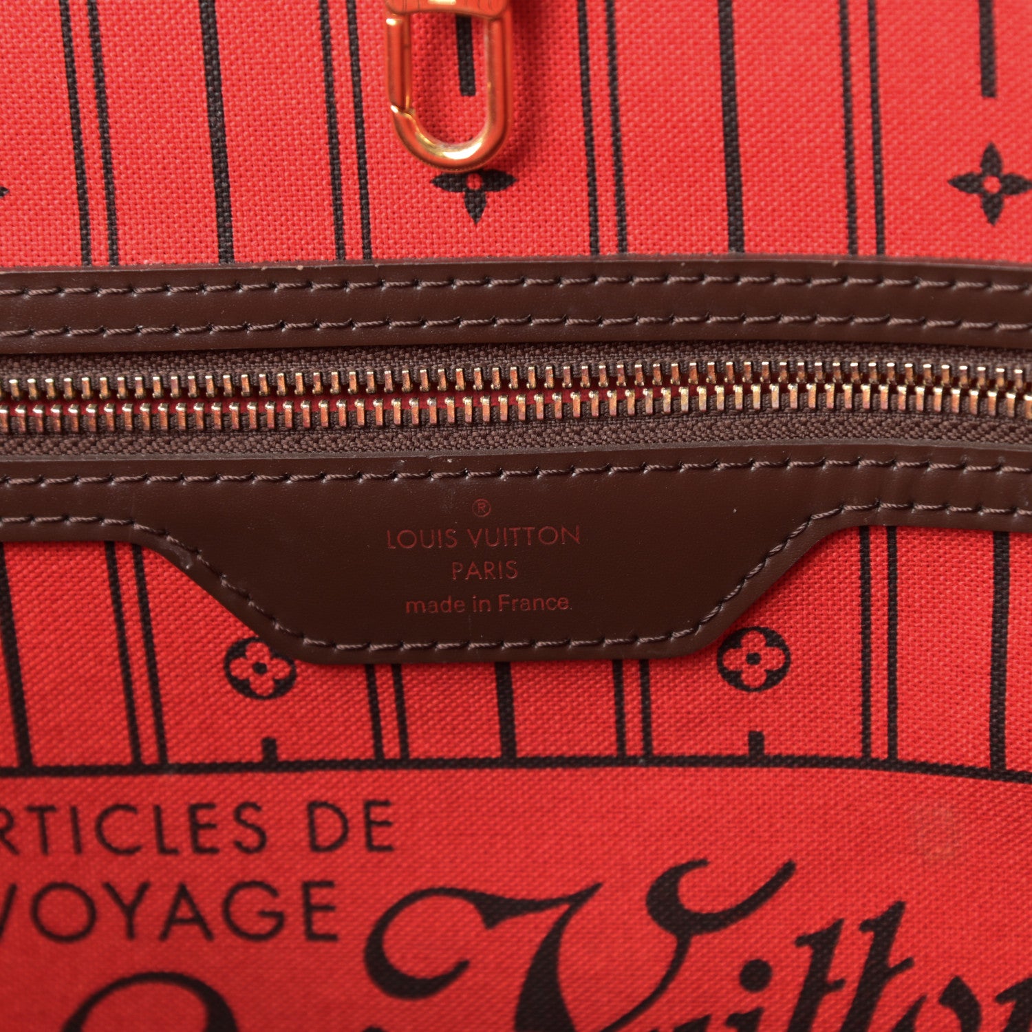 Louis Vuitton Damier Ebene Neverfull GM 6 of 10