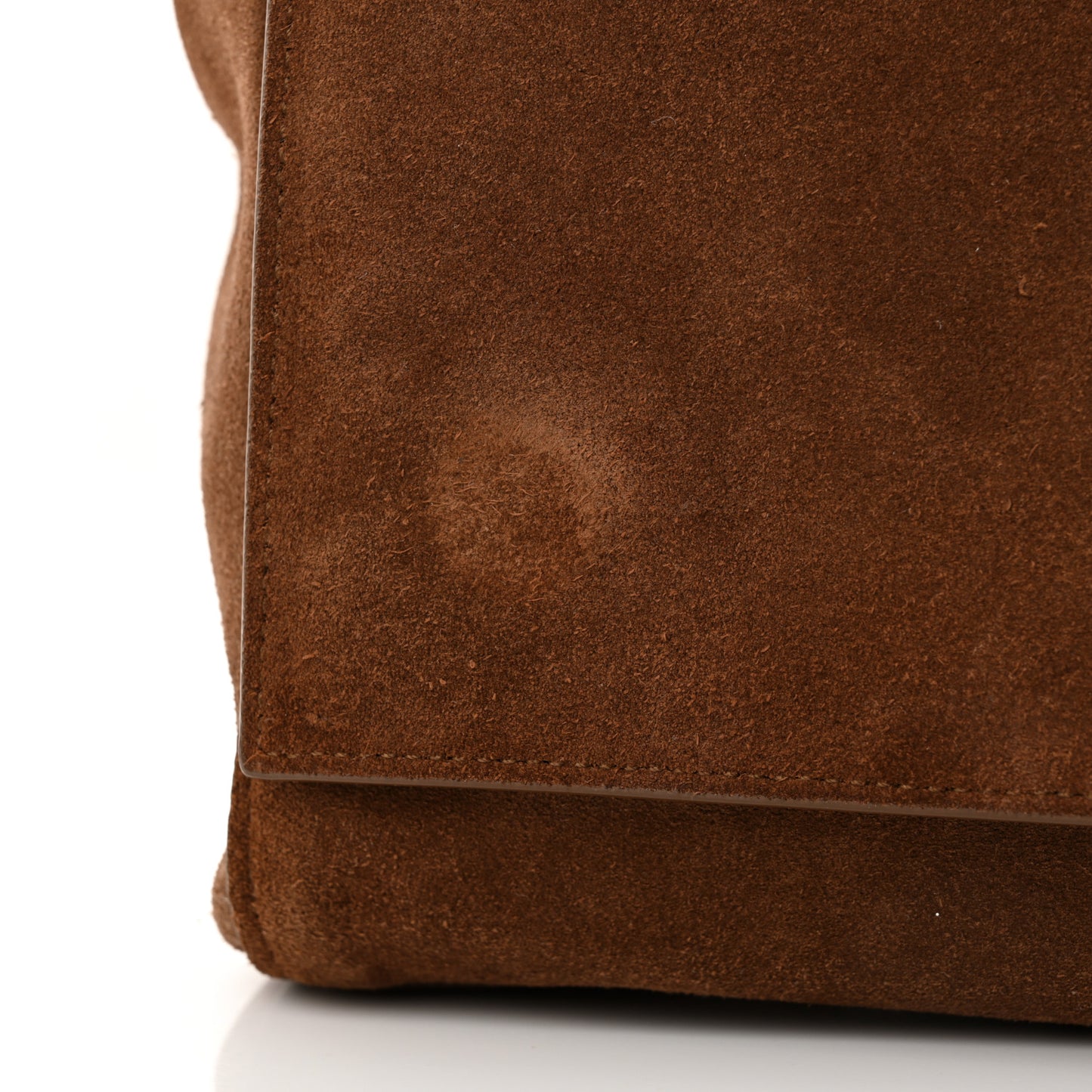 Calfskin Monogram Large Kate Satchel Brown