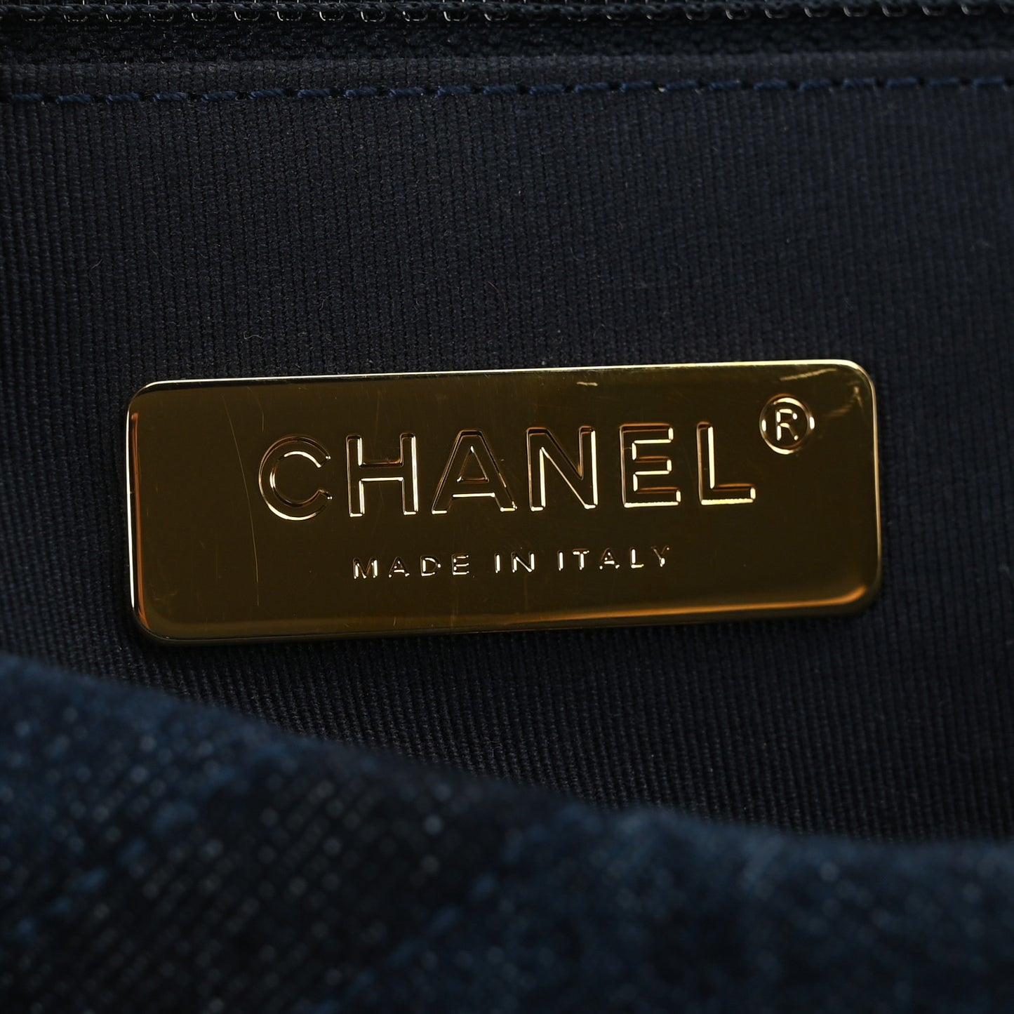 Denim Quilted Medium Chanel 19 Flap Blue