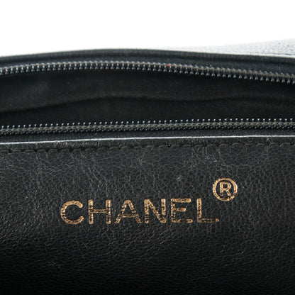Chanel Lambskin Quilted Small Tassel Flap Black 6 of 8