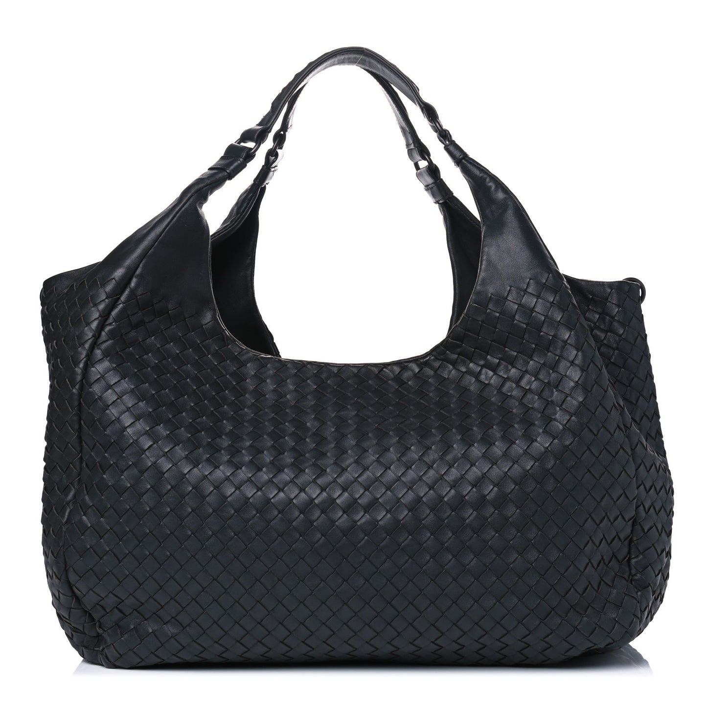 Nappa Intrecciato Large Campana Black
