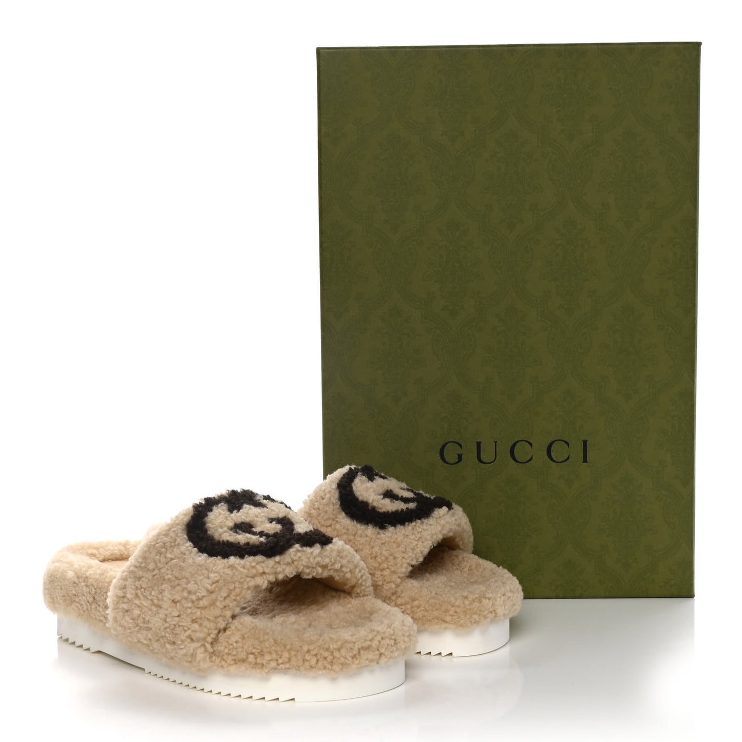 Shearling Womens Eileen Slide Sandals 38 Cocoa Butterscotch