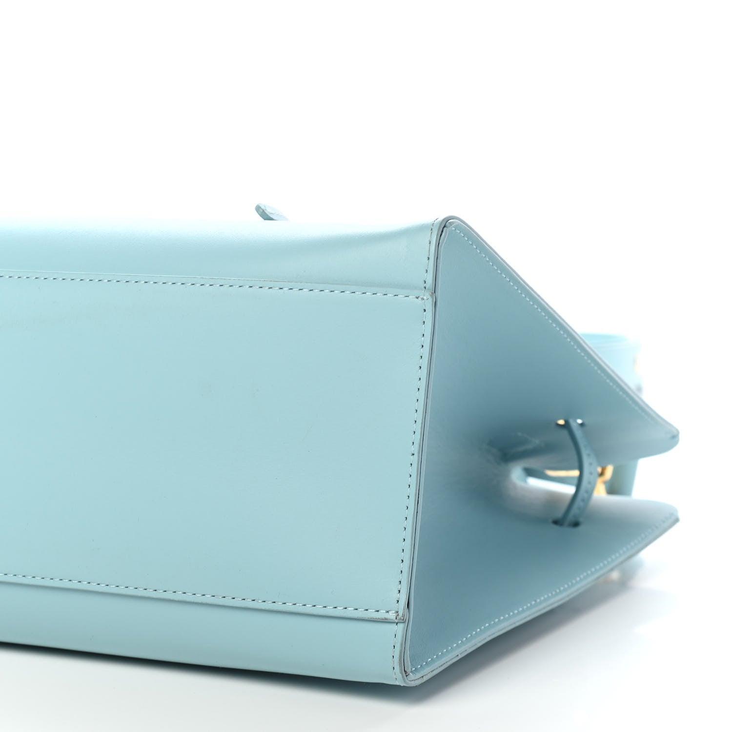 Mansur Gavriel Calfskin Sun Bag Sky Blue 8 of 9