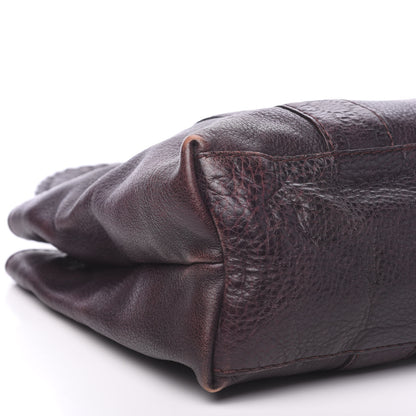 Gucci Calfskin Medium Bamboo Bar Tote Bag Dark Brown 7 of 12