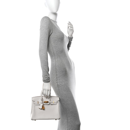 Hermes Swift Birkin 25 Gris Pale 2 of 11