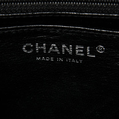 Chanel Patent Chevron Jumbo Single Flap Black 6 of 8