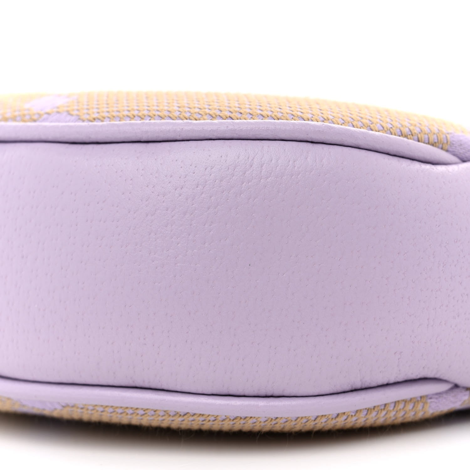 Gucci Monogram Jumbo GG Textured Dollar Calfskin Mini Ophidia Half Moon Hobo Beige Lapis 10 of 11