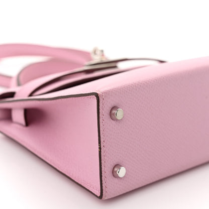Hermes Epsom Mini Kelly Sellier 20 Mauve Sylvestre 16 of 25