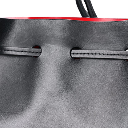 Mansur Gavriel Calfskin Mini Bucket Bag Black Flamma 21 of 24