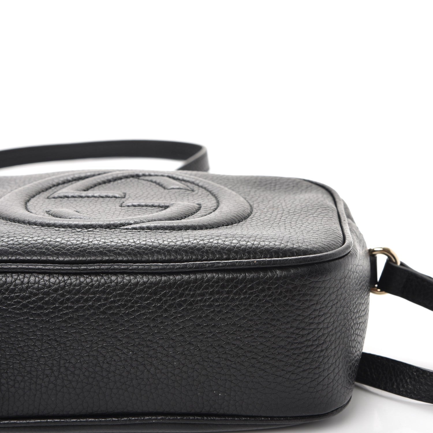 Gucci Pebbled Calfskin Small Soho Disco Bag Black 9 of 10