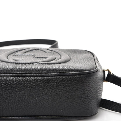 Gucci Pebbled Calfskin Small Soho Disco Bag Black 9 of 10