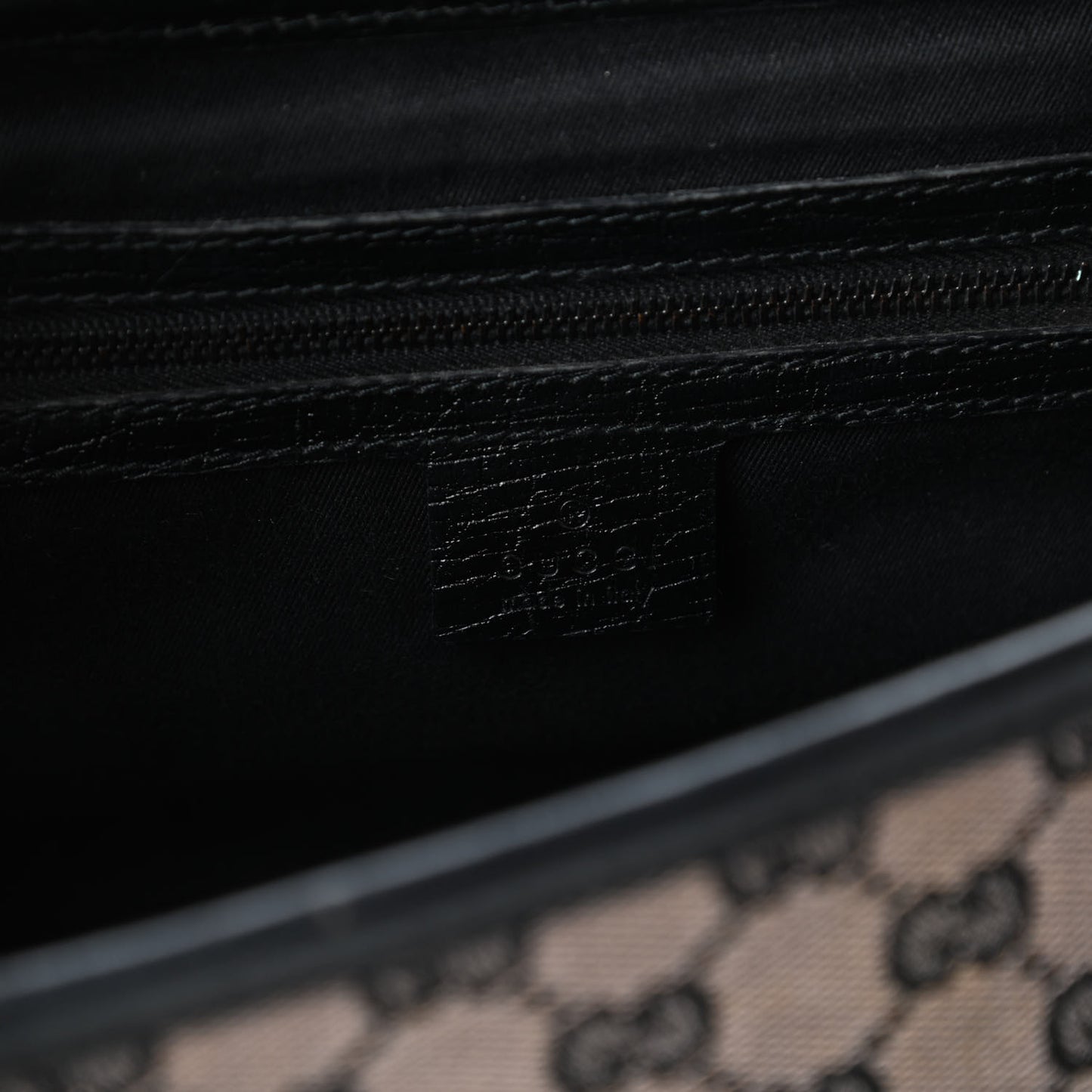 Monogram Bamboo Bullet Handbag Black