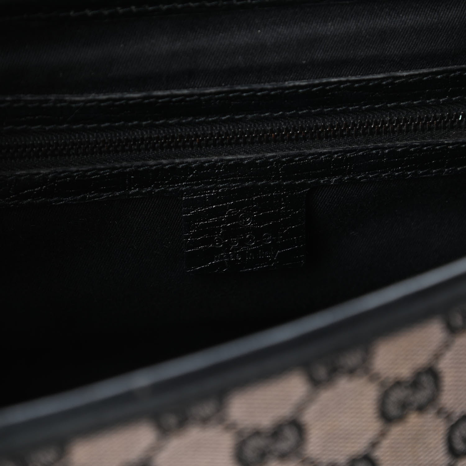 Gucci Monogram Bamboo Bullet Handbag Black 8 of 13