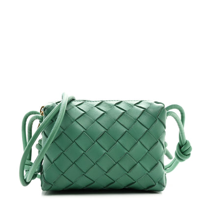 Bottega Veneta Nappa Intrecciato Candy Loop Camera Bag Mermaid 1 of 12